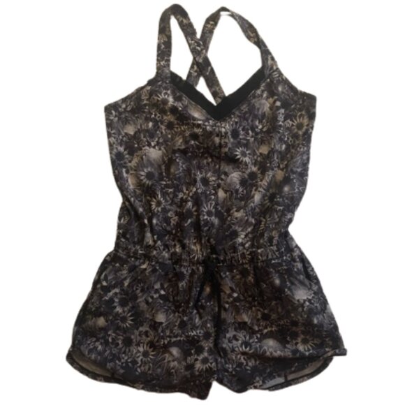 Lululemon The Runsie Flowabunga Black Floral Print - Picture 1 of 13